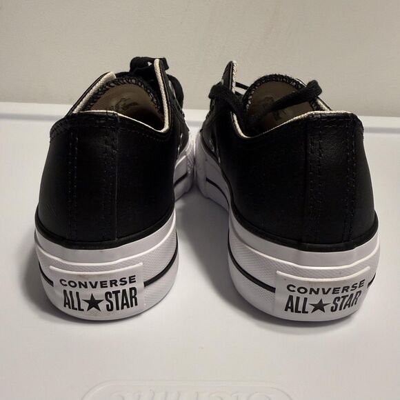 NEW CONVERSE Chuck Taylor All Star 5 Lift Platform Leather Women Shoes Sneakers - Picture 5 of 13
